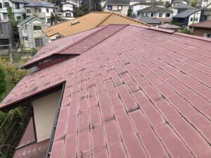 屋根の色あせ