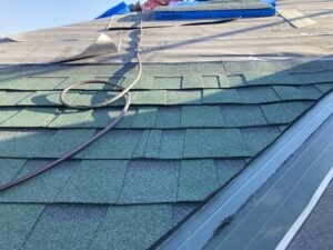 新規屋根材取付け