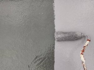 トップコート塗り