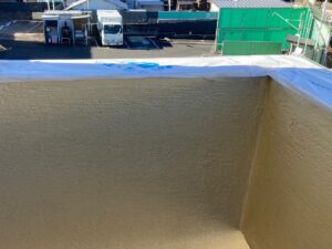 防水シート張り