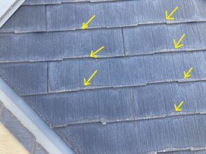 屋根材の不具合