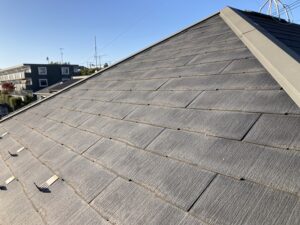 大屋根南面施工前