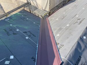 谷板金取付け