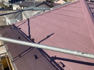 大屋根南面施工後