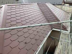 屋根塗装施工後