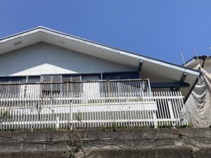 足場解体後(バルコニー上)