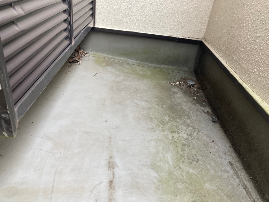 防水工事の施工前