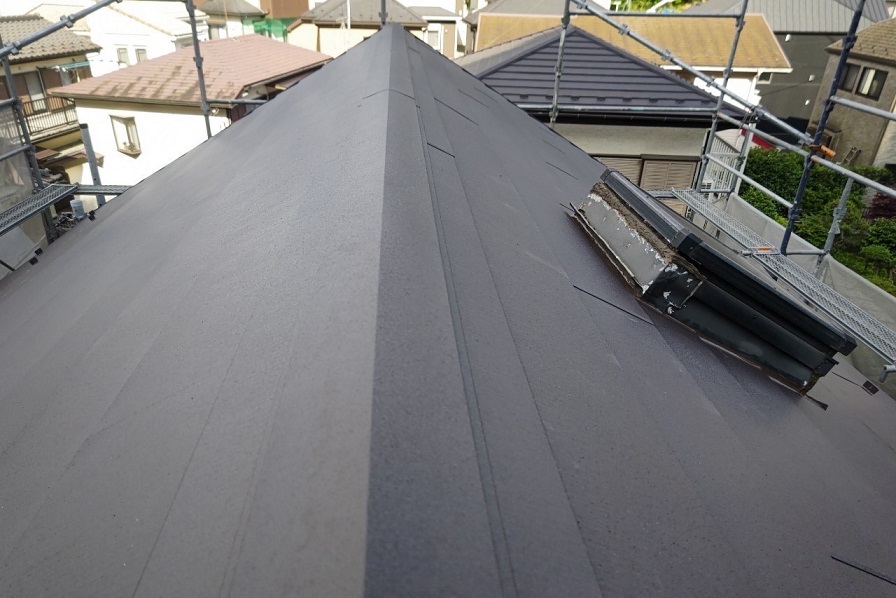 屋根カバー工事施工後