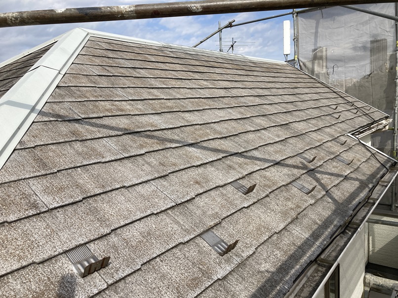 屋根塗装施工前