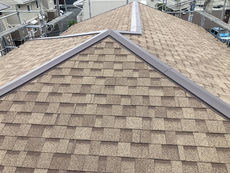 屋根葺き替え施工後