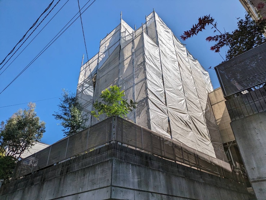 仮設足場の設置