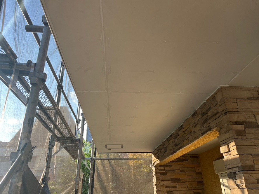 ケイカル板張り