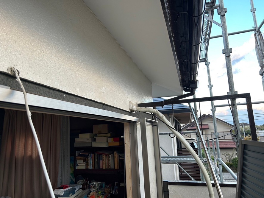 戸袋フレーム取付け