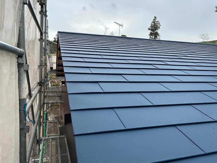 屋根施工後