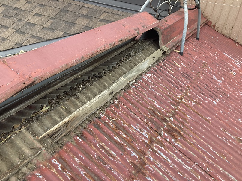 棟下地の腐食