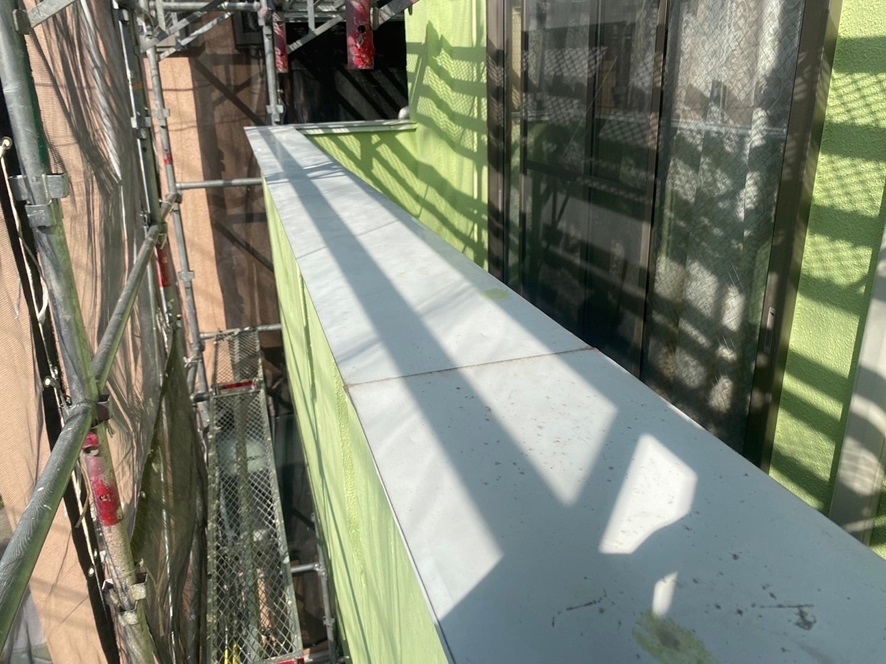 笠木板金施工前