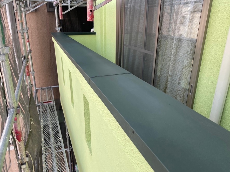 板金施工仕上がり