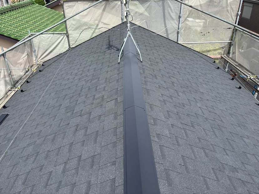 上屋根施工後