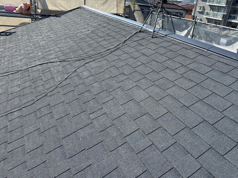 上屋根仕上がり