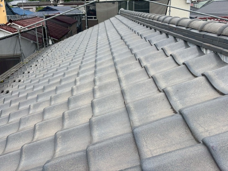瓦屋根施工前