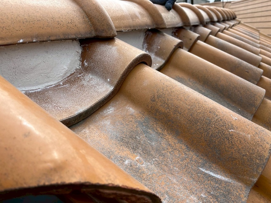 漆喰の仕上がり状況
