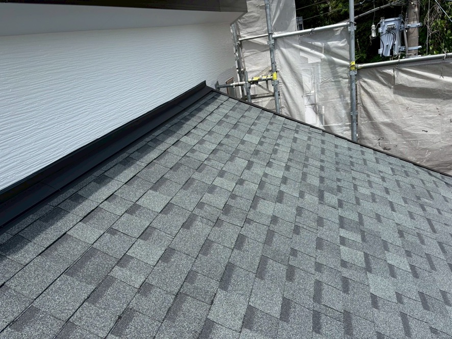 屋根カバー施工後