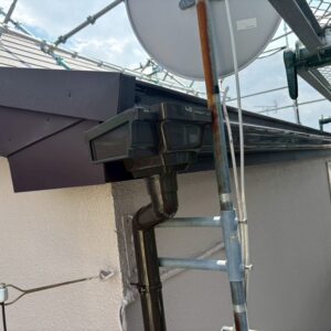 軒樋取付け