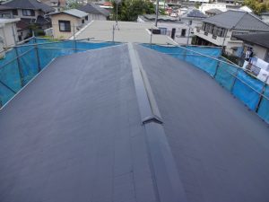屋根塗装後の状態