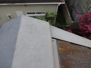 棟板金の釘浮き