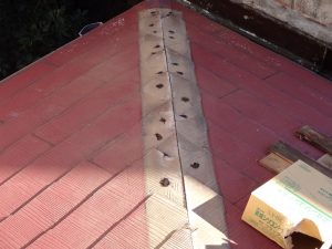 棟板金の解体