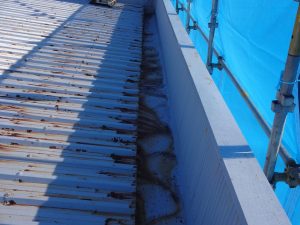 排水部の錆の状況