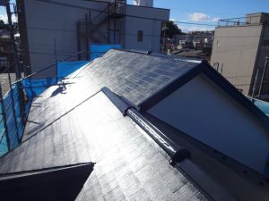 屋根塗装施工後