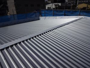 屋根カバーの仕上がり