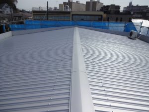 屋根カバー仕上がり施工後
