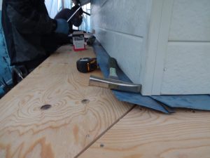 野地板の取付け