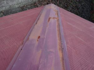 棟板金の劣化