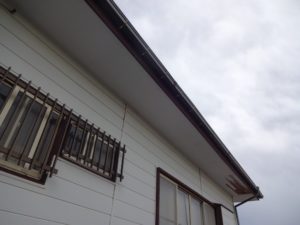 軒天施工前の状況