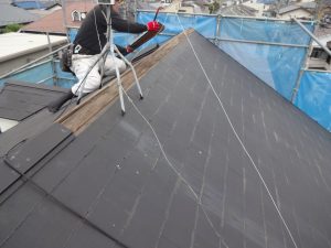 棟板金の解体