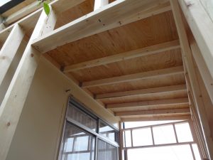 垂木と野地板の状況