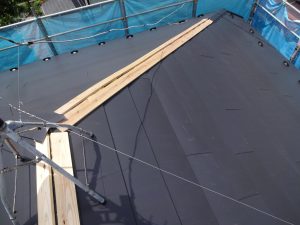 棟下地の取付け