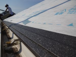 軒先唐草取付け