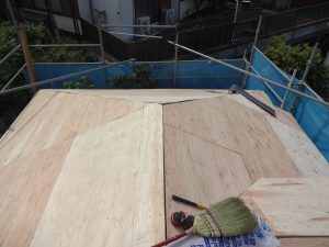 構造用合板は増し張り