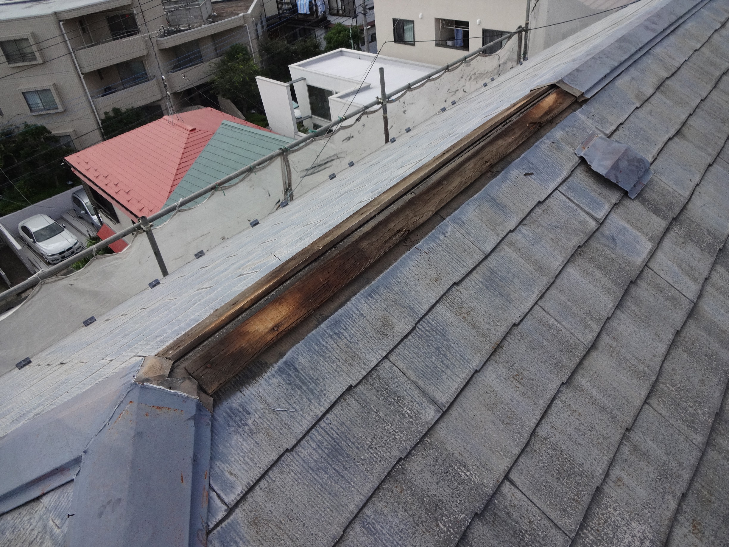 棟下地の腐食