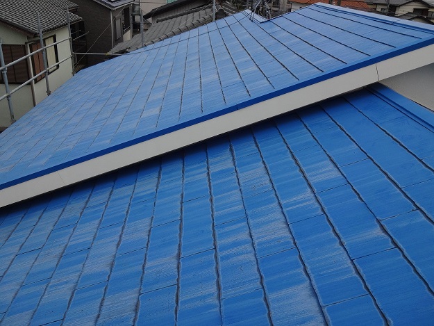 施工前のスレート屋根