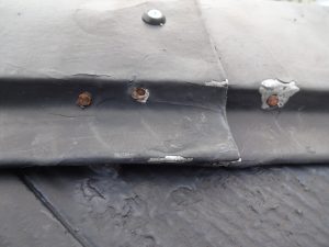 棟板金の劣化