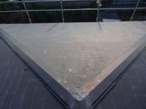 屋根仮設足場設置