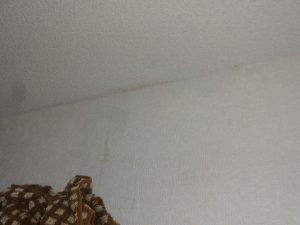 クロスの雨染み