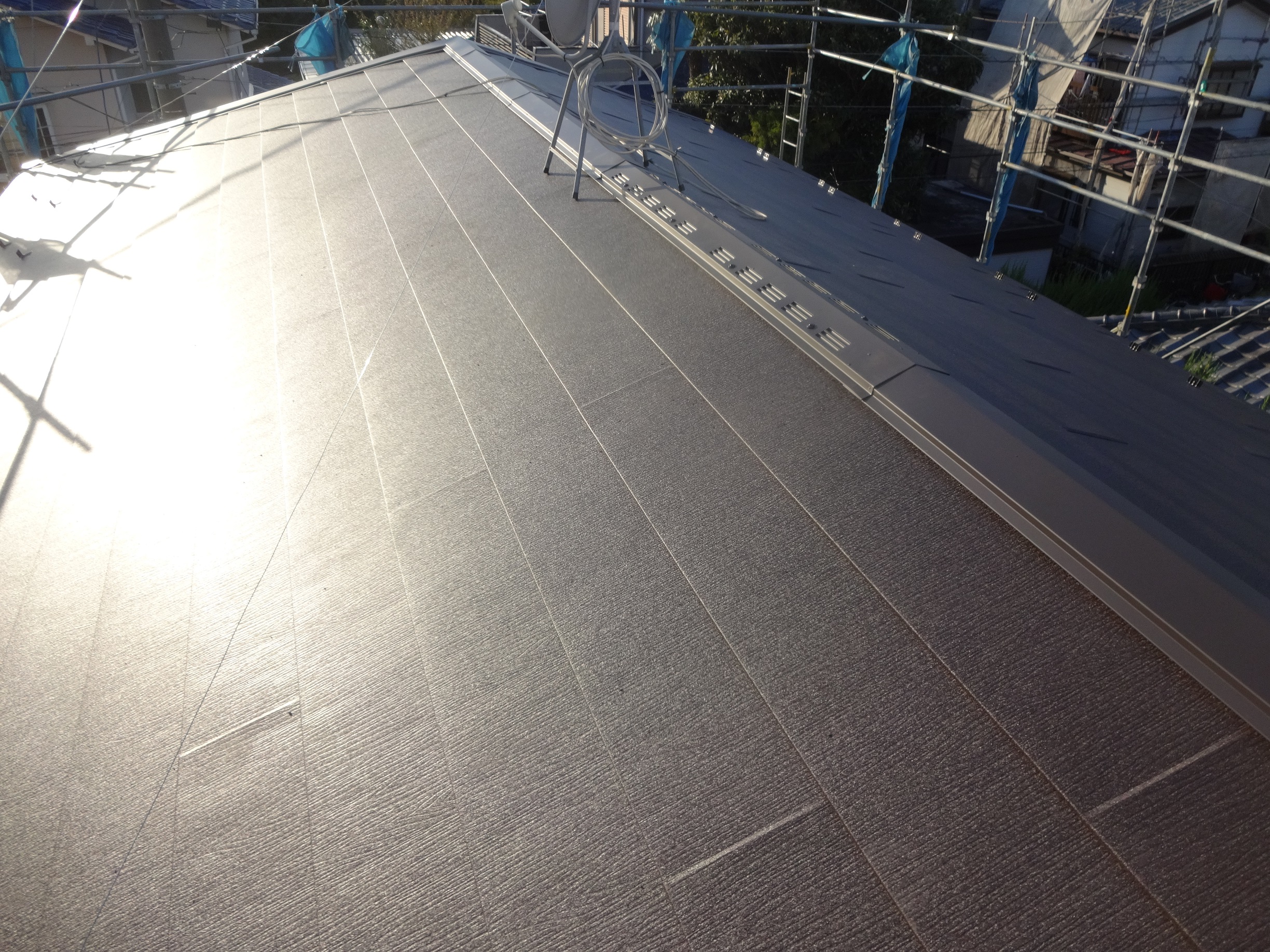 川崎市宮前区の屋根葺き替え工事