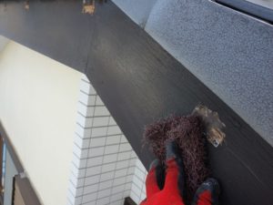 鼻隠しの下地調整