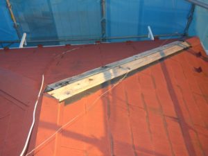 棟板金の剥がれ